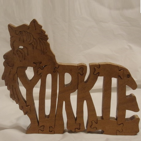 Wood Yorkie (Yorkshire Terrier) Puzzles For Sale