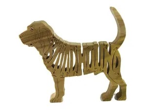 Wood Bloodhound Puzzle For Sale