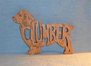 Wood Clumber Dog Breed Puzzles For Sale