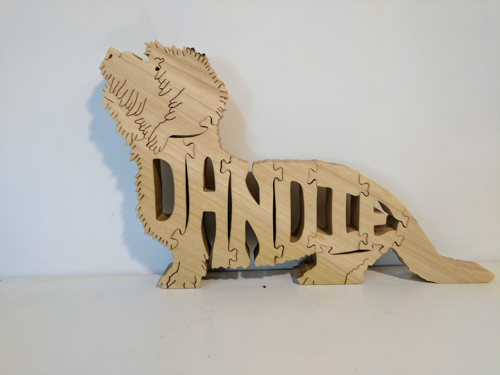 Wood Dandie floppy Puzzle For Sale