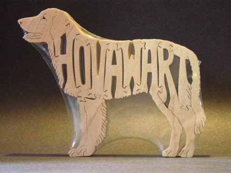 Wood Hovawart Puzzle For Sale