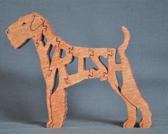 Wood Irish Terrier Puzzle For Sale