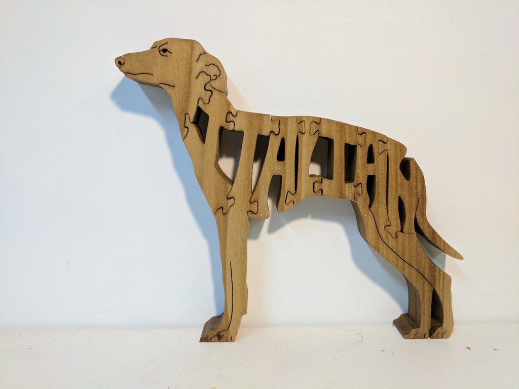 Wood Italian Greyhound Puzzle For Sale
