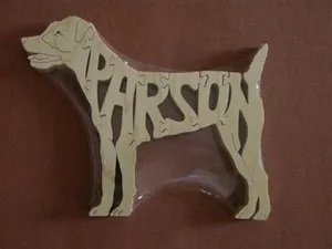 Wood Jack Russell (Parsons) Puzzle For Sale