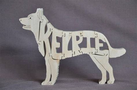Wood Kelpie Puzzle For Sale