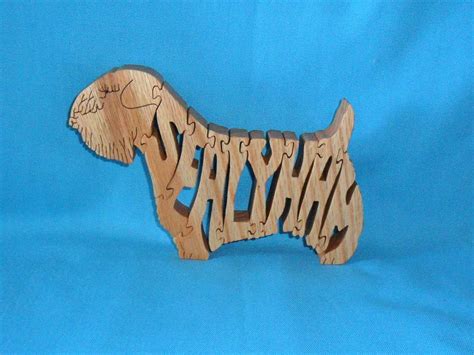 Wood Sealyham Terrier Puzzles For Sale