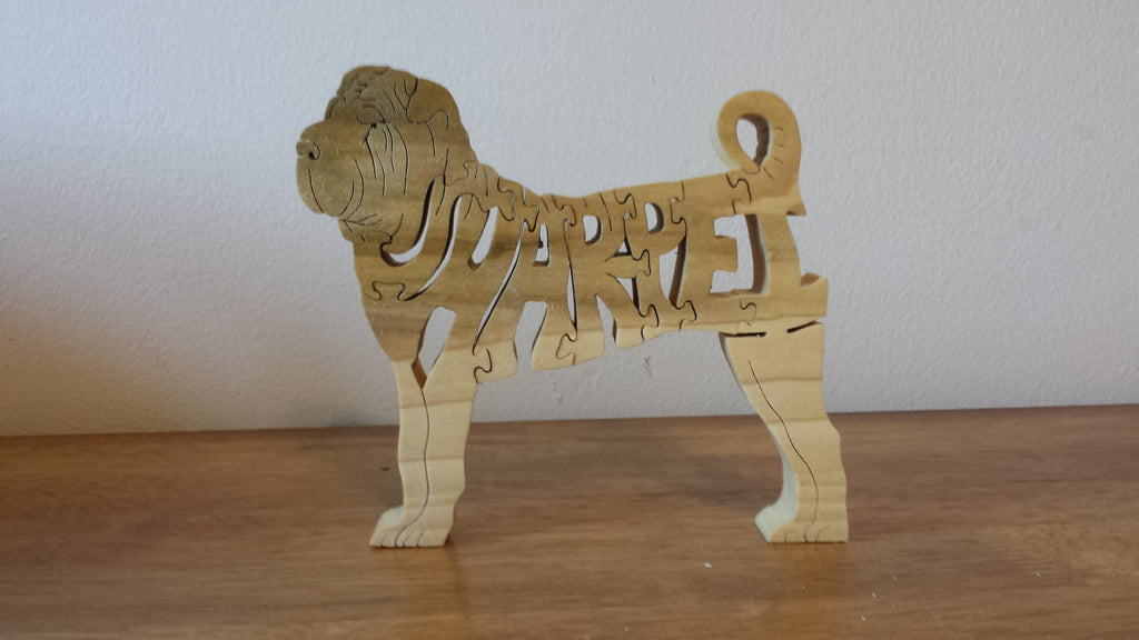 Wood Sharpei Puzzles For Sale