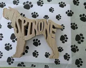 Wood Spinone Puzzles For Sale