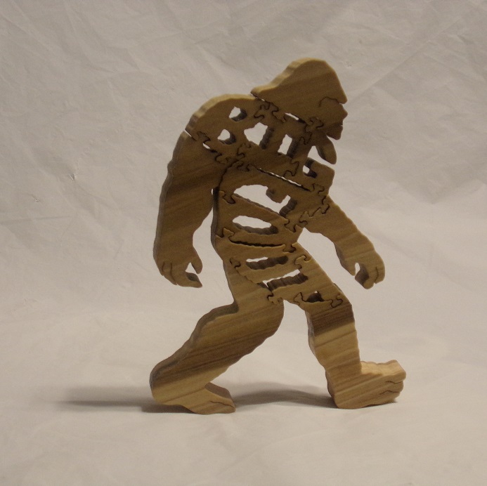Wood Bigfoot Puzzle For Sale