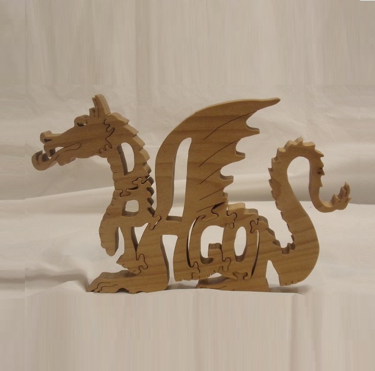 Wood Dragon Puzzle For Sale