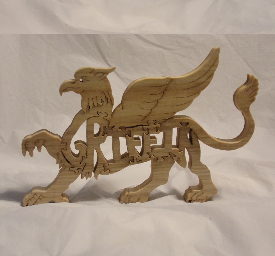 Wood Children's Gryphon Puzzle and gifts For Sale