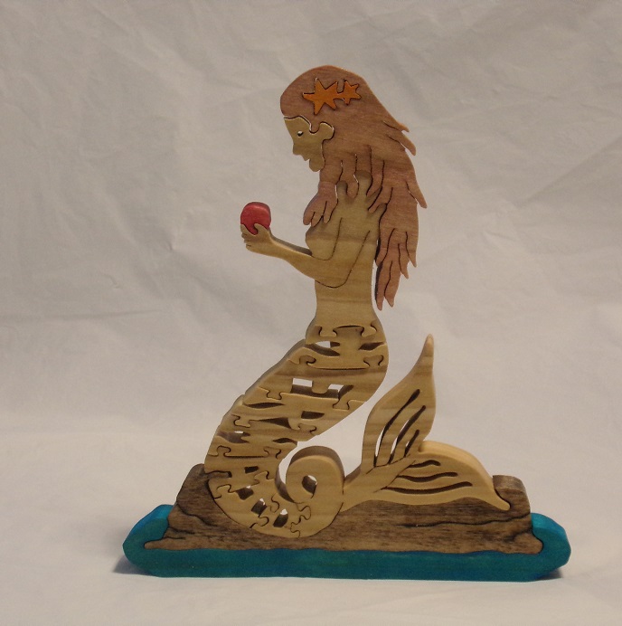 Wood Mermaids Puzzle For Sale