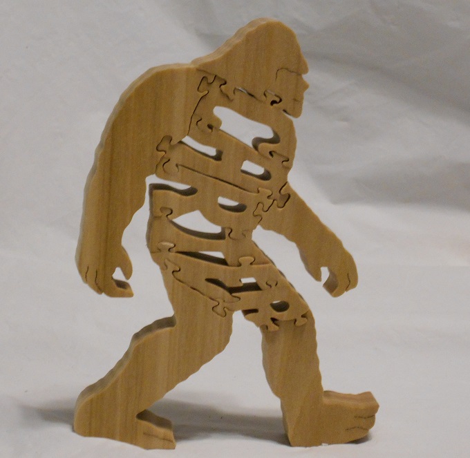 Wood Bigfoot Puzzle For Sale