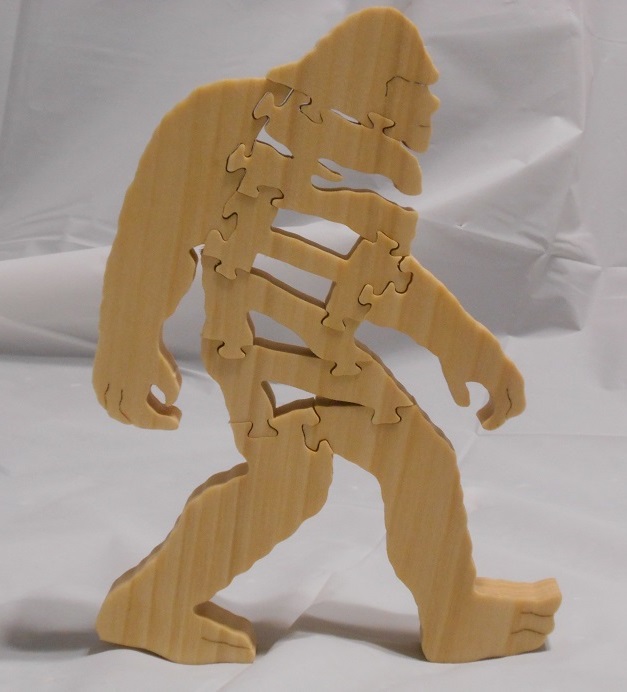 Wood Bigfoot Puzzle For Sale