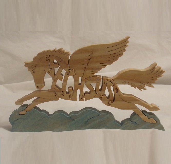 Wood Pegasus Puzzle For Sale