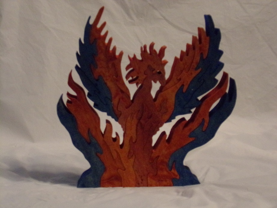 Wood Phoenix Puzzle For Sale