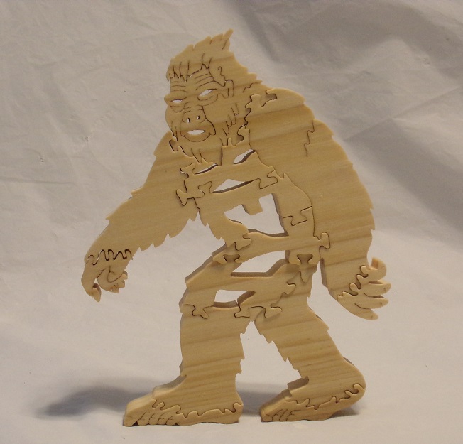 Wood Yeti Puzzle For Sale