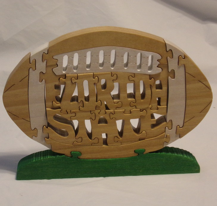 Wood Florida State Football Puzzles For Sale
