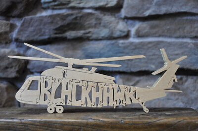 Blackhawk Helicopter Wood Puzzles For Sale