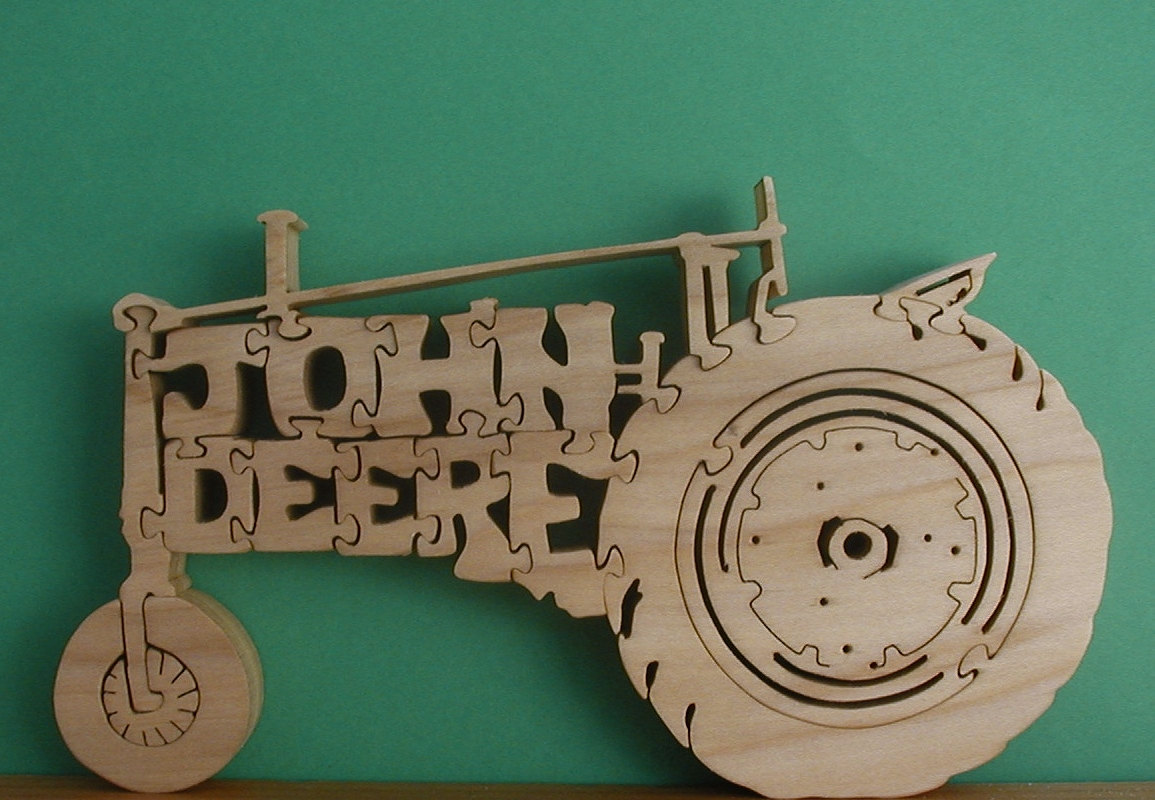 John Deere Wood Puzzles For Sale