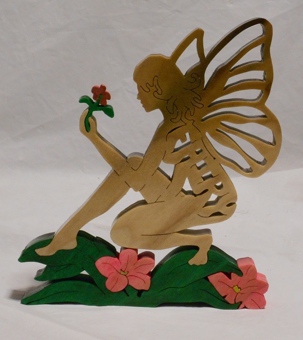 Wood Fairy Fantasy Creature Statuette For Sale