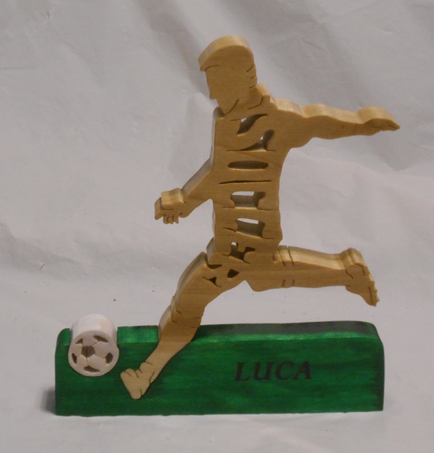 Custom Name Wood Hockey Statuettes and gifts For Sale