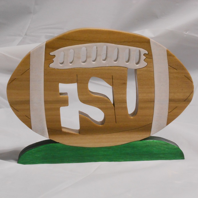 Wood College Football Statuette and gifts For Sale