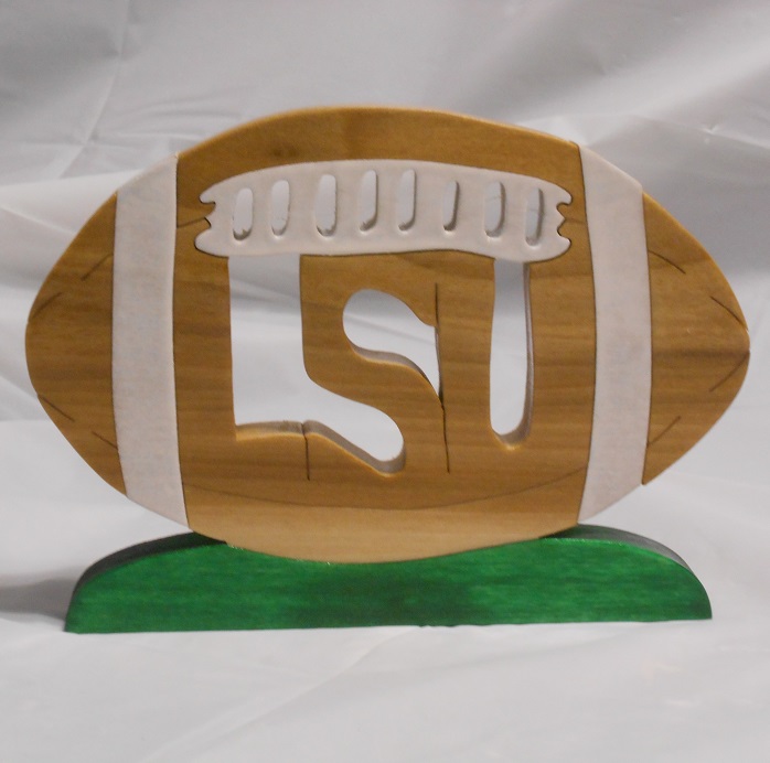 Wood College Football Statuette and gifts For Sale