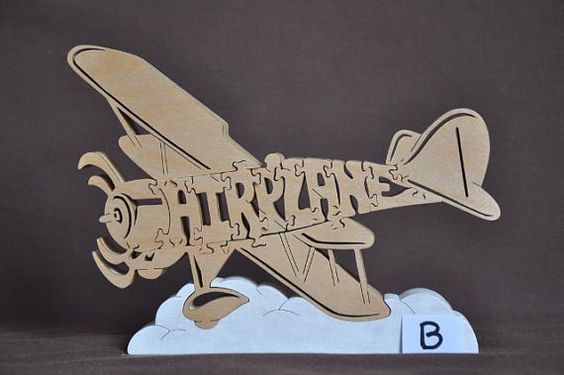 Airplane Wood Puzzles For Sale