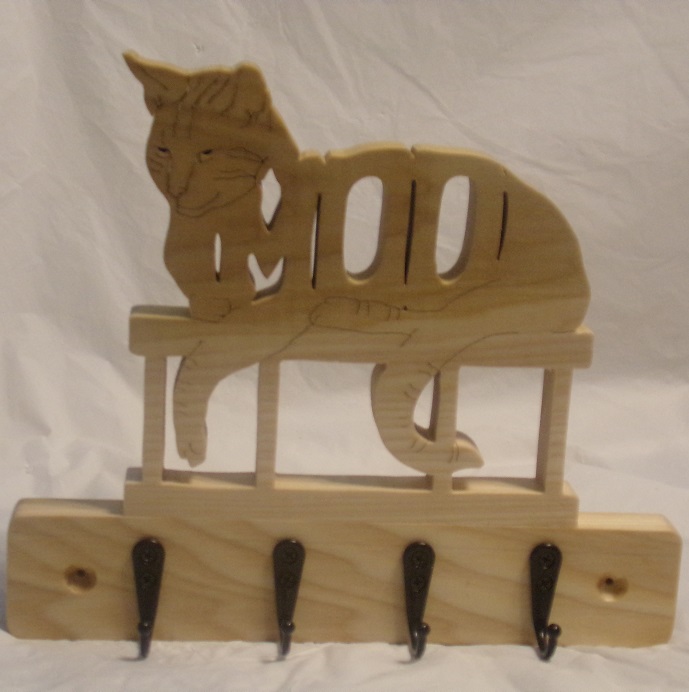Cat Wood Wall Hangers For Sale