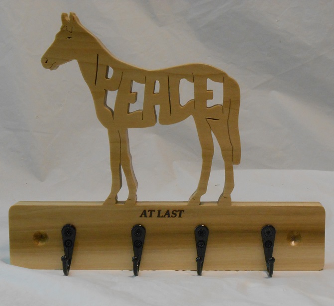 Thoroughbred Horse Wood Wall Hangers For Sale