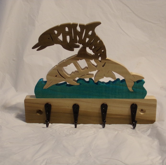 Panama City Dolphins Wood Wall Hangers For Sale
