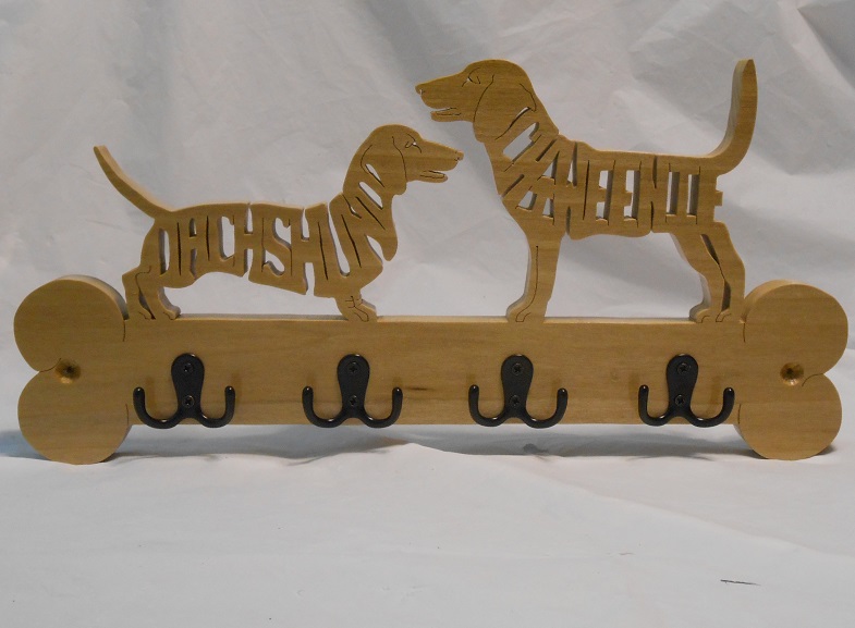 Custom Dachshund/Chiweenie dog Wall Hangers For Sale