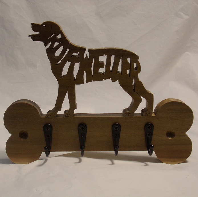 Rottweiler Wood Wall Hangers For Sale