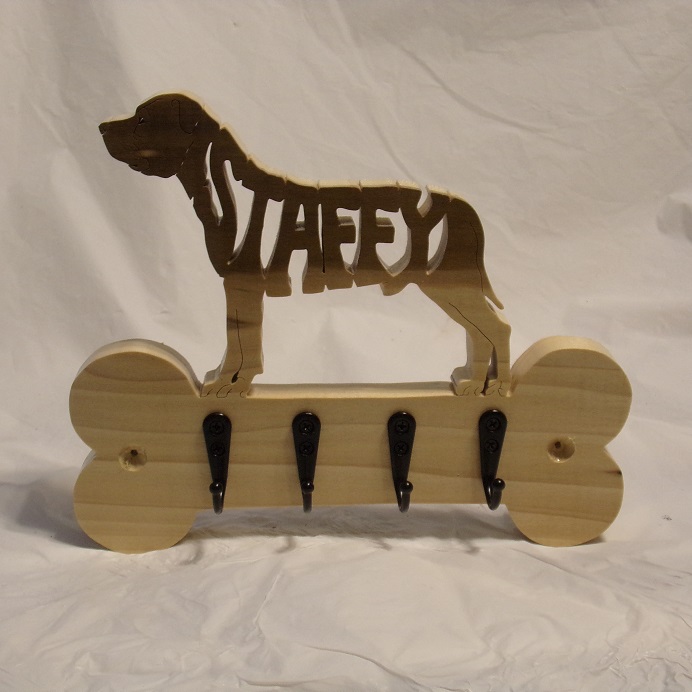 Staffordshire (Terrier) Wood Wall Hangers For Sale