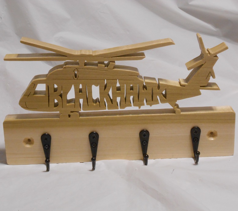 Wood Blackhawk Helicopter Wall Hangers For Sale