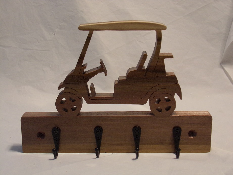 Golf Cart Wood Wall Hangers For Sale