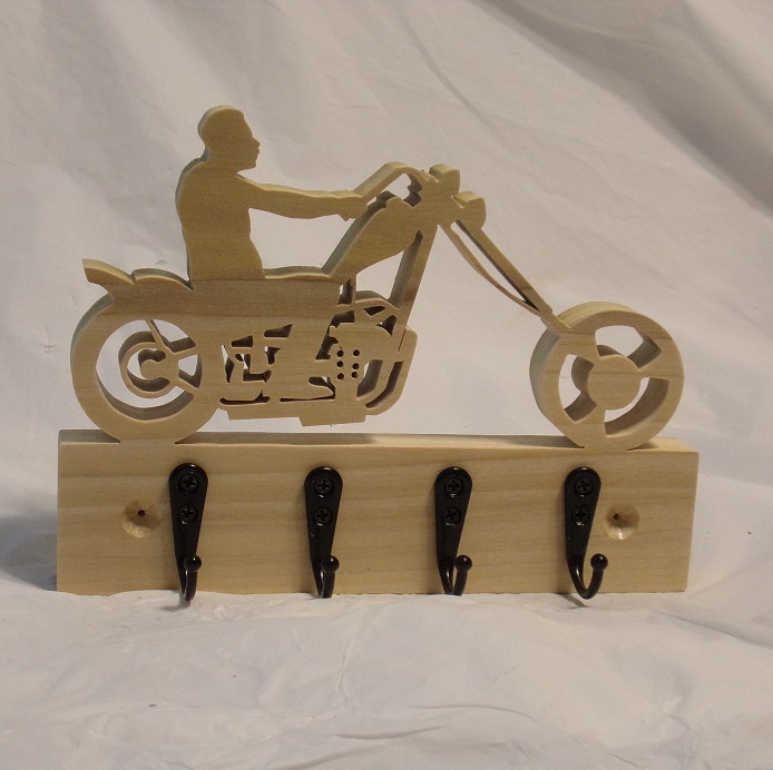 Wood Motorcycle Wall Hangers For Sale
