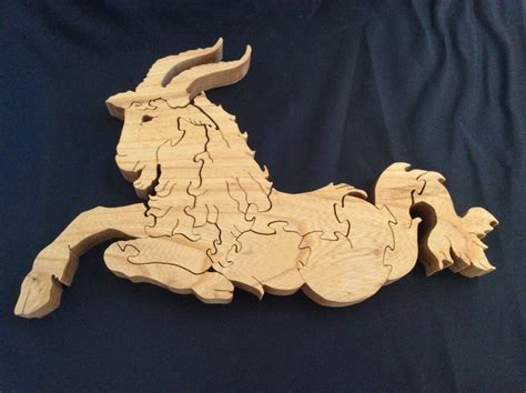 Wood Capricorn Zodiac Puzzles For Sale